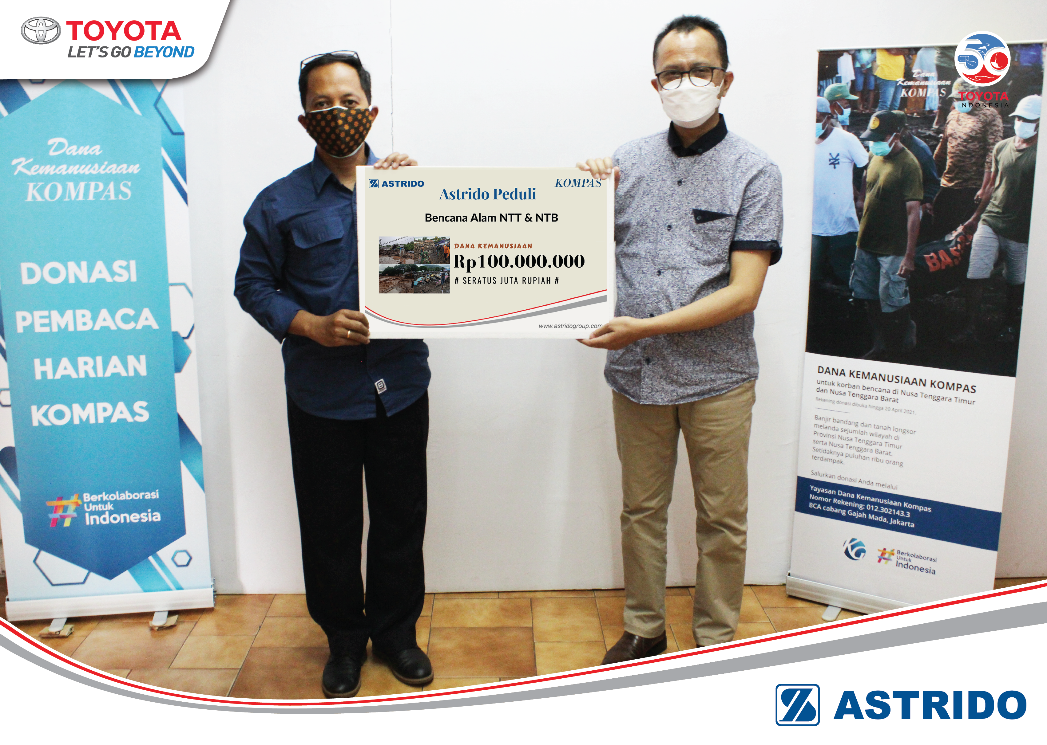 Toyota AStrido - Donasi Astrido Peduli NTT
