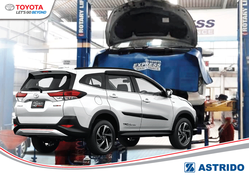 Toyota AStrido - Berapa Biaya Ganti Oli Toyota Rush di Bengkel Resmi? Cari tahu Disini