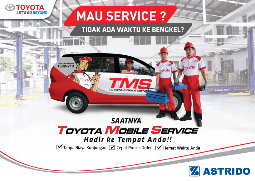 Toyota AStrido - Layanan Toyota Home Service Siap Layani Mobil Anda
