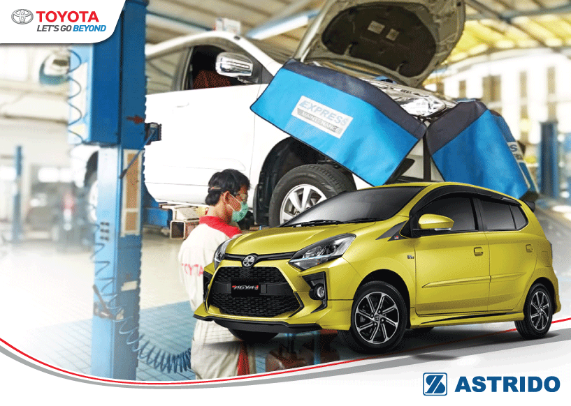 Toyota AStrido - Berapa Biaya Servis Rutin Toyota Agya di Bengkel Resmi