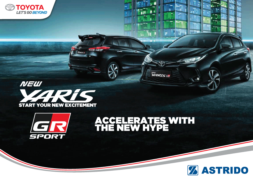 Toyota AStrido - Fitur Toyota Yaris GR Sport Semakin Garang