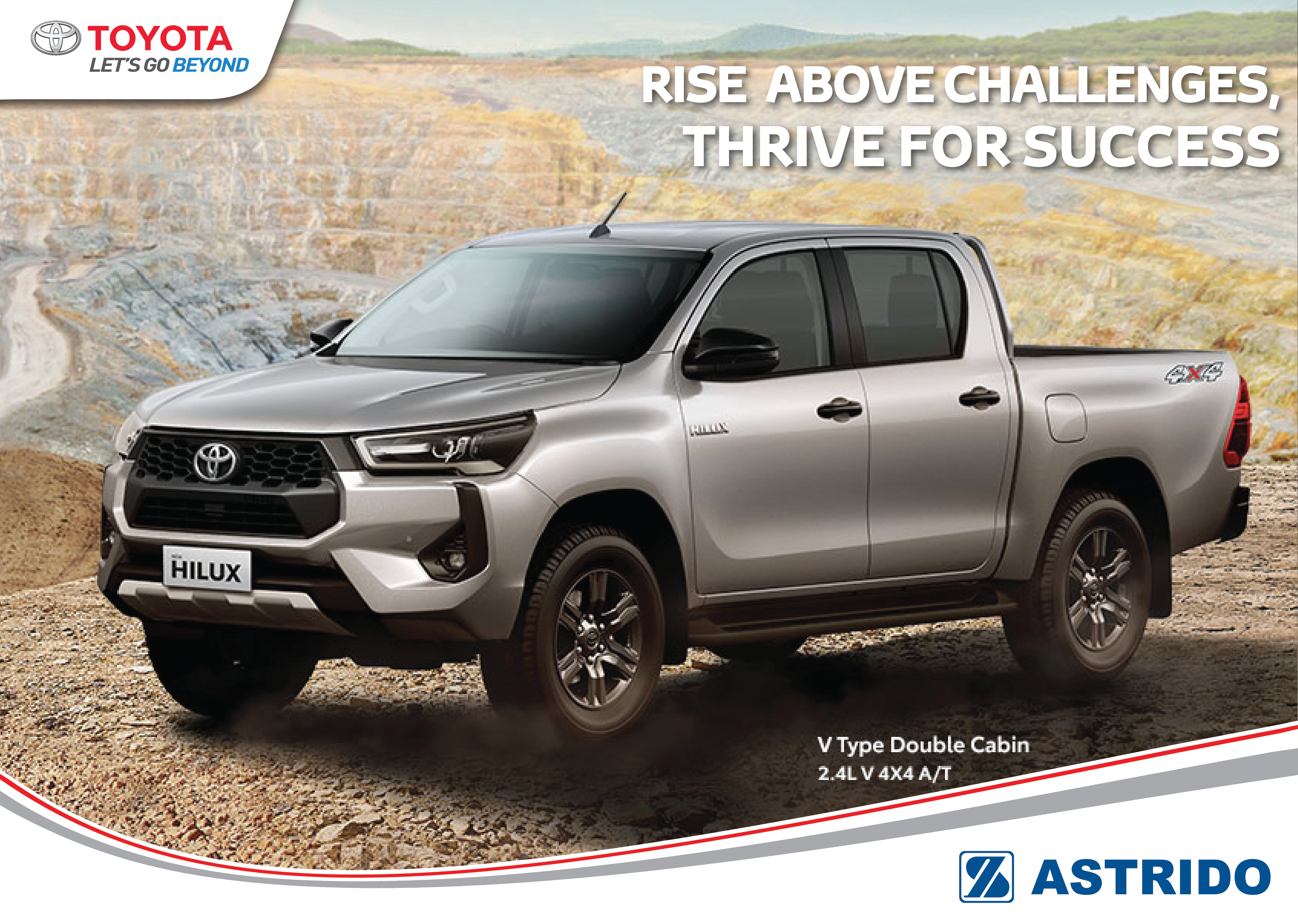 Toyota AStrido - Toyota New Hilux Double Cabin Tampil Lebih Tangguh