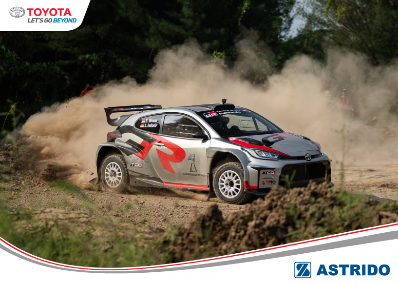 Toyota AStrido - Toyota GR Yaris Rally2 Hasilkan Podium Pertama Kejurnas Sprint Rally